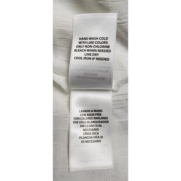 Idyllwind Miranda Lambert Cherry Street Top Womens Size M White V-Neck Lace - Picture 7 of 8